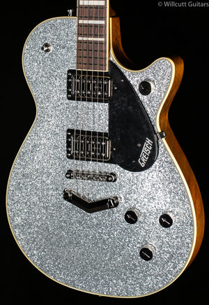 Gretsch G6229 Players Edition Jet BT with V-Stoptail Silver Sparkle