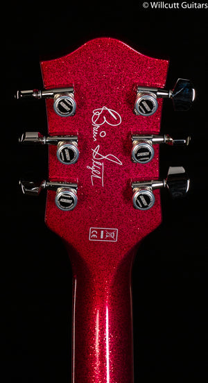 Gretsch G6120T-HR Brian Setzer Signature Hot Rod Hollow Body with Bigsby Magenta Sparkle Rosewood Fingerboard