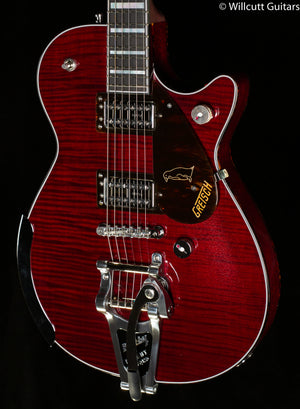 Gretsch G6134TFM-NH Nigel Hendroff Signature Penguin Dark Cherry Metallic Flame (073)