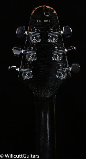 Gibson Custom Shop Kirk Hammett 1979 Flying V Ebony Murphy Lab Replica Aged Chrome Ebony (021)