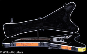 Gibson Custom Shop Kirk Hammett 1979 Flying V Ebony Murphy Lab Replica Aged Chrome Ebony (021)