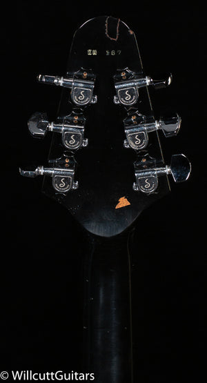Gibson Custom Shop Kirk Hammett 1979 Flying V Ebony Murphy Lab Replica Aged Chrome Ebony (167)