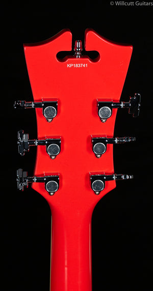 D'Angelico Premier Series EXL-1 Hollowbody Electric Guitar Fiesta Red (741)