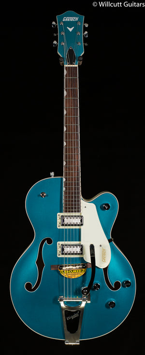 Gretsch G5410T Limited Edition Electromatic Tri-Five Hollow Body Single-Cut with Bigsby Rosewood Fingerboard Two-Tone Ocean Turquoise/Vintage White