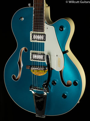 Gretsch G5410T Limited Edition Electromatic Tri-Five Hollow Body Single-Cut with Bigsby Rosewood Fingerboard Two-Tone Ocean Turquoise/Vintage White