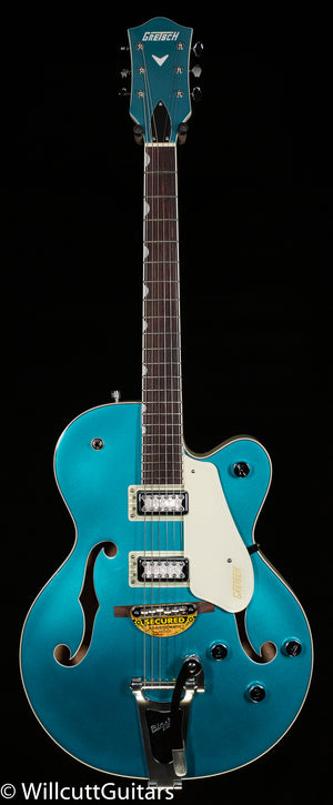 Gretsch G5410T Limited Edition Electromatic Tri-Five Hollow Body Single-Cut with Bigsby Rosewood Fingerboard Two-Tone Ocean Turquoise/Vintage White
