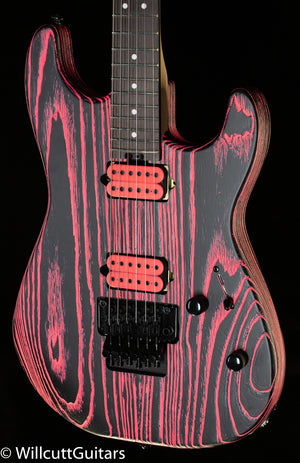 Charvel Pro-Mod San Dimas Style 1 HH FR E Ash, Ebony Fingerboard, Neon Pink Ash (565)
