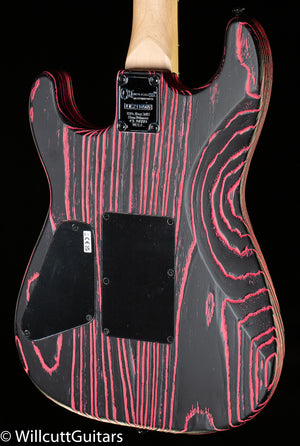 Charvel Pro-Mod San Dimas Style 1 HH FR E Ash, Ebony Fingerboard, Neon Pink Ash (565)