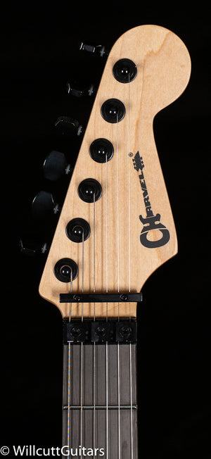 Charvel Pro-Mod San Dimas Style 1 HH FR E Ash, Ebony Fingerboard, Neon Pink Ash (565)