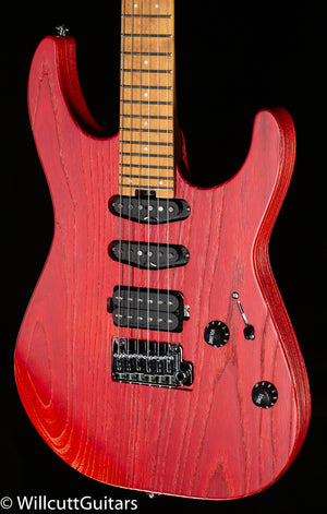 Charvel Pro-Mod DK24 HSS 2PT CM Ash, Caramelized Maple Fingerboard, Red Ash (012)