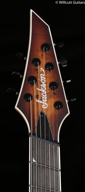 Jackson Concept Series Soloist SLAT7P HT MS Ebony Fingerboard Satin Bourbon Burst