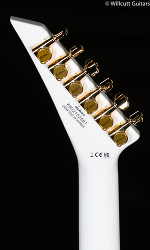 Jackson Concept Series Rhoads RR24 HS Ebony Fingerboard White with Black Pinstripes (581)