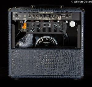 Mesa Boogie Mark Five: 35 1x12 Combo Navy Croco Embossed Leather, Black Corners