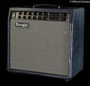 Mesa Boogie Mark Five: 35 1x12 Combo Navy Croco Embossed Leather, Black Corners