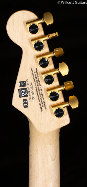 Charvel Pro-Mod DK24 HH FR M Mahogany with Quilt Maple Maple Fingerboard Dark Amber (332)