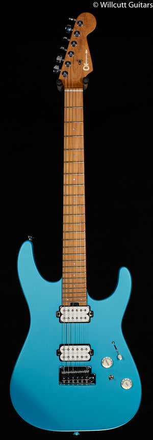 Charvel Pro-Mod DK24 HH 2PT CM, Caramelized Maple Fingerboard, Matte Blue Frost (681)