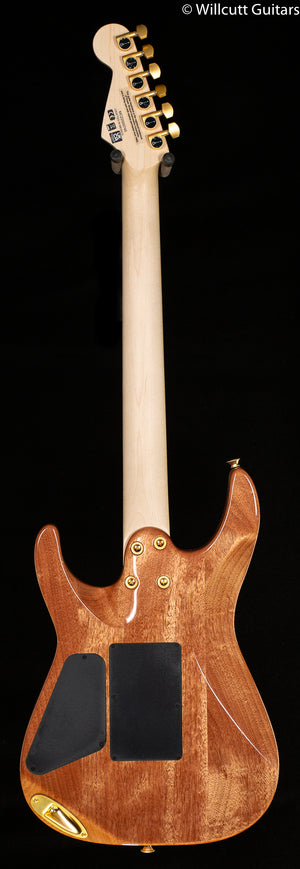 Charvel Pro-Mod DK24 HH FR M Mahogany with Quilt Maple Dark Amber (745)