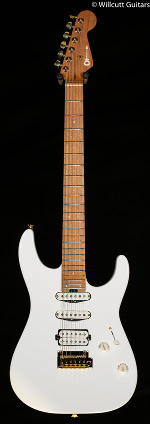 Charvel Pro-Mod DK24 HSS 2PT CM Caramelized Maple Fingerboard Snow White (299)