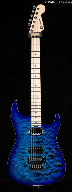 Charvel Pro-Mod San Dimas Style 1 HH FR M QM, Maple Fingerboard, Chlorine Burst (458)