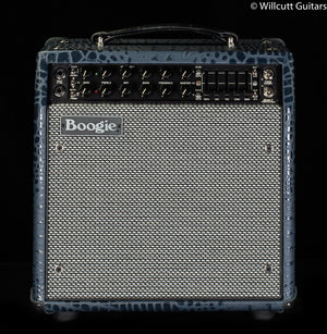 Mesa Boogie Mark Five 25 1X10 Combo Navy Croco Embossed Leather, Black Corners