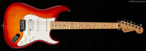 Fender Deluxe Stratocaster HSS Plus Top IOS Connectivity Aged Cherry Burst