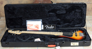 Fender Deluxe Active Jass Bass V 3-Tone Sunburst USED