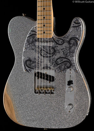 Fender Brad Paisley Road Worn Telecaster Silver Sparkle