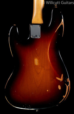 Fender Road Worn '60s Jazz Bass 3-Color Sunburst Pau Ferro