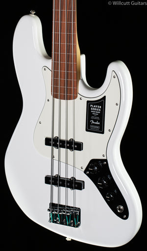 Fender Player Jazz Bass Fretless Pau Ferro Polar White Bass Guitar
