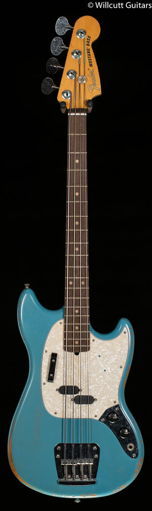 Fender JMJ Road Worn Mustang Bass Daphne Blue