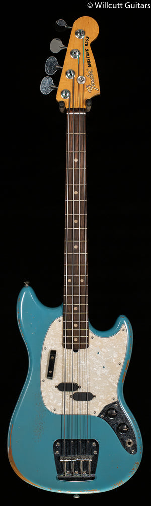 Fender JMJ Road Worn Mustang Bass Daphne Blue