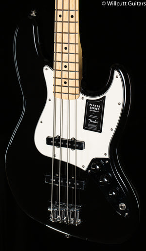 Fender Player Jazz Bass Black Maple Bass Guitar