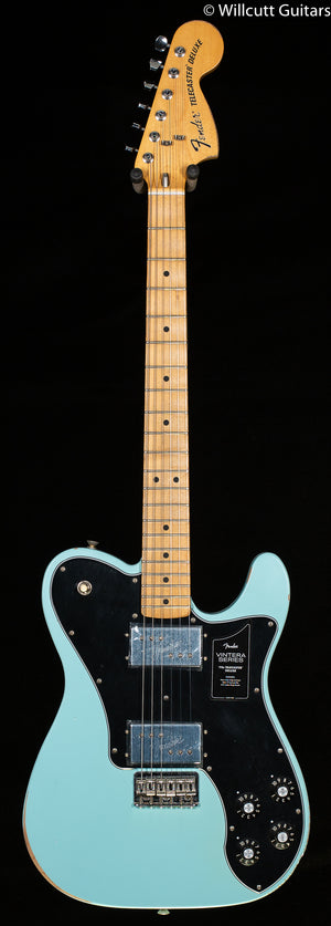 Fender Vintera Road Worn '70s Telecaster Deluxe Maple Daphne Blue