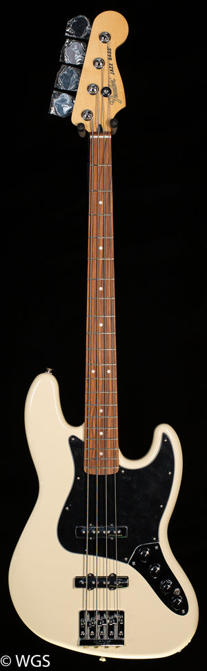 Fender Deluxe Active Jazz Bass Olympic White Pau Ferro (791)