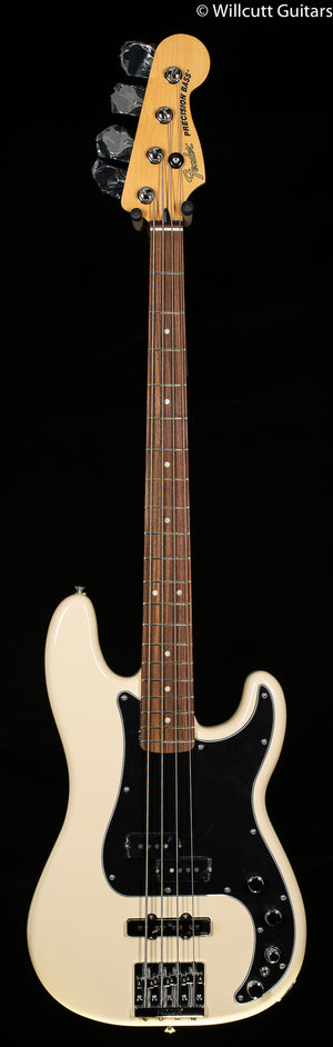 Fender Deluxe Active Precision Bass Special Olympic White Pau Ferro Bass Guitar (485)