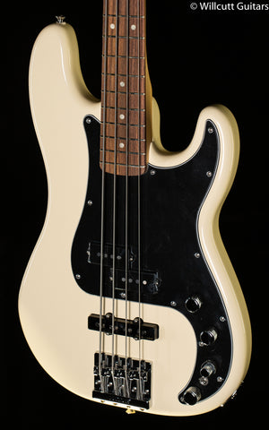 Fender Deluxe Active Precision Bass Special Olympic White Pau Ferro Bass Guitar (485)