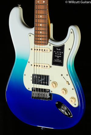 Fender Player Plus Stratocaster HSS Belair Blue Pau Ferro Fingerboard (878)