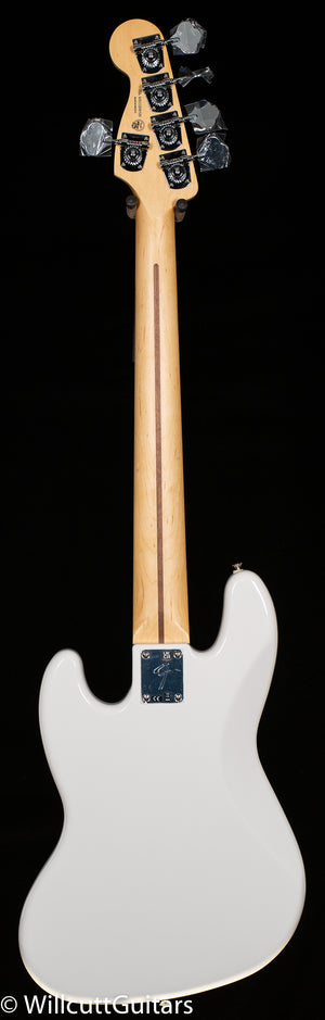 Fender Player Jazz Bass V Polar White Pau Ferro Bass Guitar