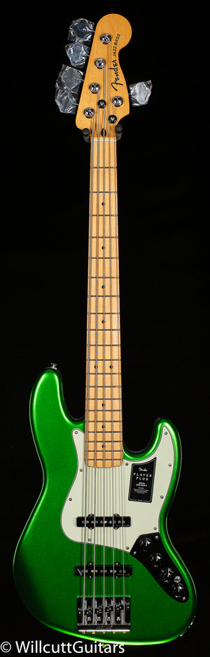 Fender Player Plus Jazz Bass V Maple Fingerboard Cosmic Jade Bass Guitar