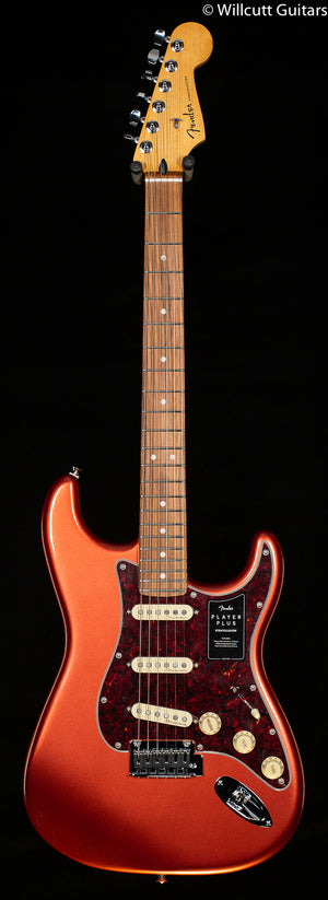 Fender Player Plus Stratocaster Aged Candy Apple Red Pau Ferro Fingerboard (416)