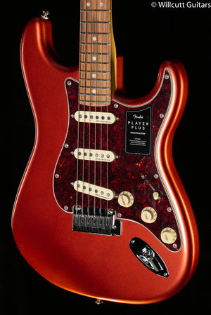 Fender Player Plus Stratocaster Aged Candy Apple Red Pau Ferro Fingerboard (416)