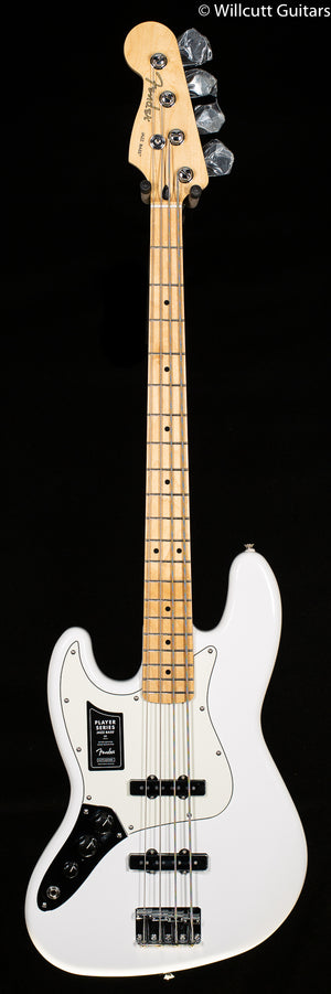 Fender Player Jazz Bass Polar White Maple Lefty Bass Guitar