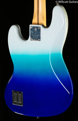 Fender Player Plus Jazz Bass Pau Ferro Fingerboard Belair Blue Bass Guitar (783)