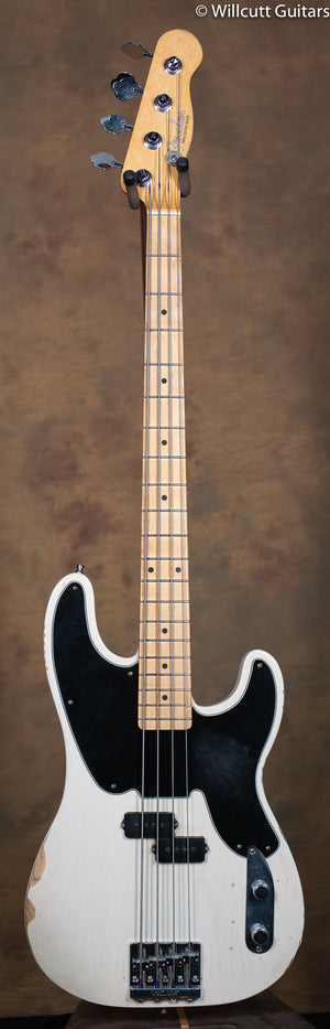 Fender Mike Dirnt Road Worn Precision Bass White Blonde Maple