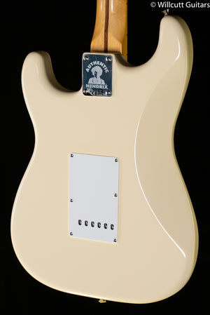 Fender Jimi Hendrix Strat Olympic White Maple Neck (651)