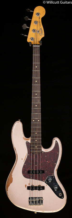 Fender Flea Jazz Bass, Rosewood Fingerboard, Road Worn Shell Pink Bass Guitar (565)