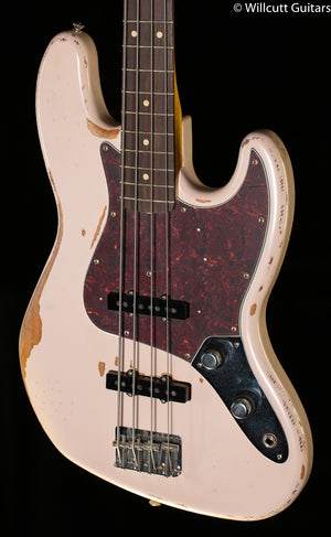 Fender Flea Jazz Bass, Rosewood Fingerboard, Road Worn Shell Pink Bass Guitar (565)