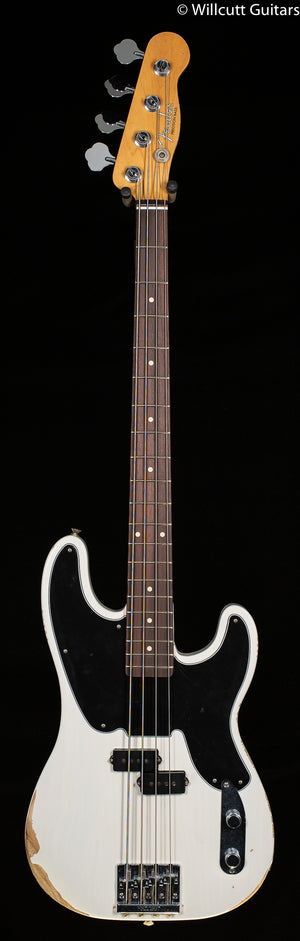 Fender Mike Dirnt Road Worn Precision Bass White Blonde Bass Guitar (346)