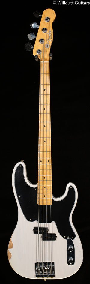 Fender Mike Dirnt Road Worn Precision Bass White Blonde Bass Guitar (862)