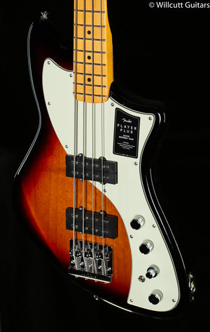 Fender Player Plus Active Meteora Bass Maple Fingerboard 3-Color Sunburst Bass Guitar (102)